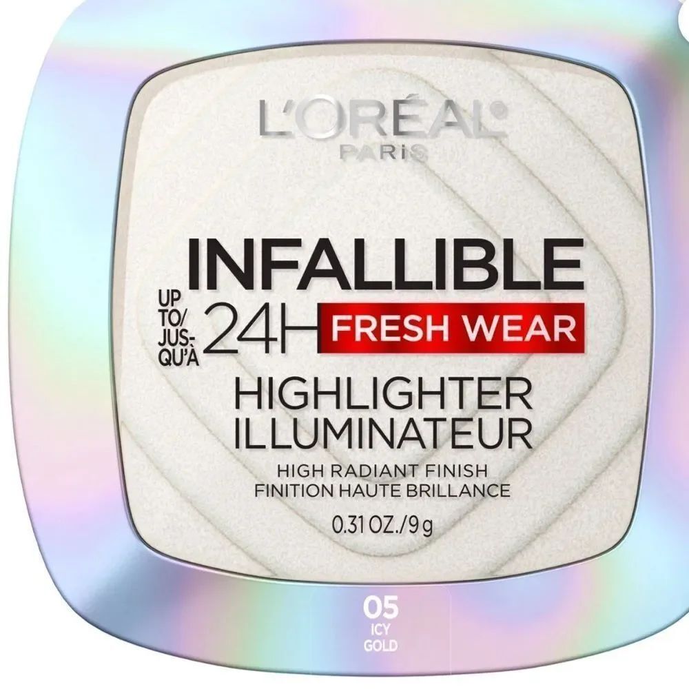 L'Oreal invaluable icy gold highlighter